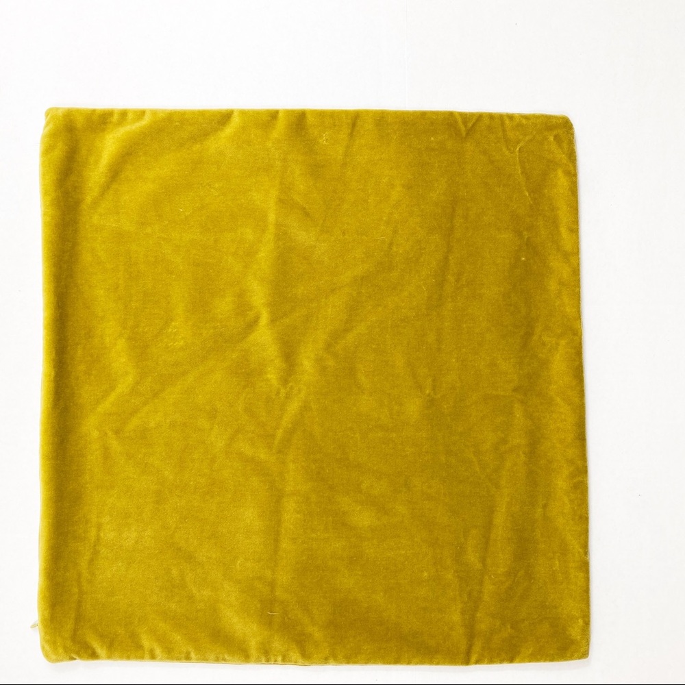 Storehouse Green velvet pillow cover 19 in